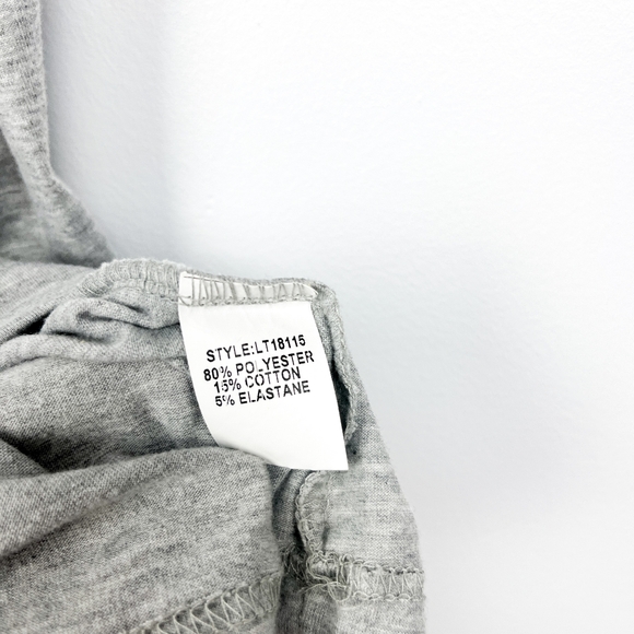 Luna Short Sleeve Tee with V Neck and Floral Embroidery - Picture 3 of 9